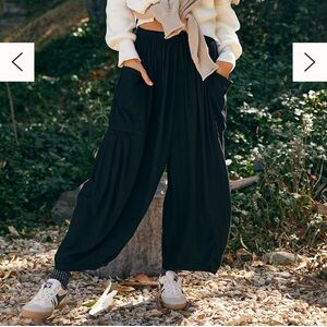 NWT Free People Quinn Pants in Black